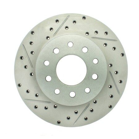 Centric Parts SELECT DRILLED/SLOTTED BRAKE ROTOR 227.62025R